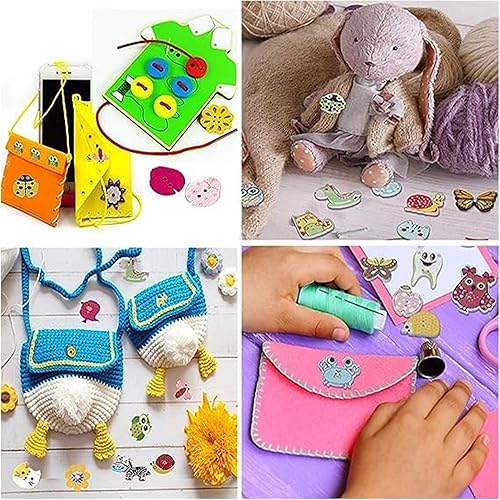 50 Pièces Boutons Bois Animaux, Petits Bouton avec 2 Trous, Bouton de Couture Assortis Colorés Enfant Boutons pour Couture Artisanat Scrapbooking et Bricolage Ornement - Nail Gallerys