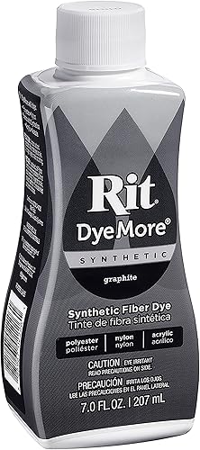 Teinture pour tissus synthétiques Rit DyeMore, Graphite, 7-ounce - Nail Gallerys