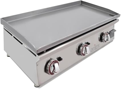 Plancha à Gaz en Acier Laminé Epaisseur 6 mm - Arilex - Nail Gallerys