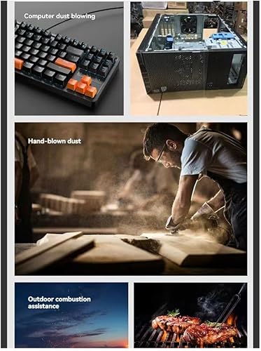 Suoumwa Mini Turbo Violent Ventilateur 110000rpm Fan de Jet de Jet Haut Puissance à Moteur à Pinceau à Main Levée 8000mAh - Nail Gallerys