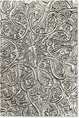 Sizzix 664249 Chemise de gaufrage 3D Texture Fades gravée par Tim Holtz - Nail Gallerys