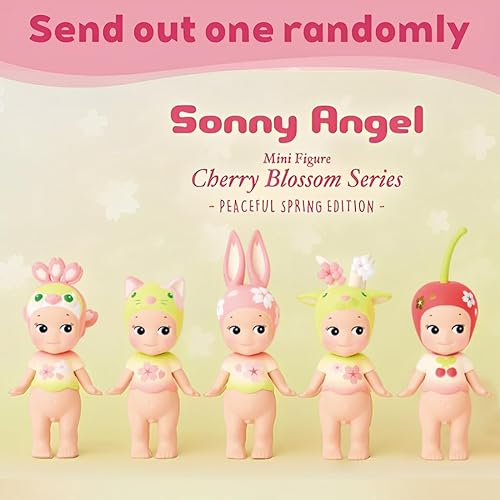 PRAOFRT 1 Pièce Angel Cherry Blossom Series Nouvelle Angel Cherry Décoration Festive & Cadeau Calendrier Adapté à Tous Les Âges,Style aléatoire,B - Nail Gallerys