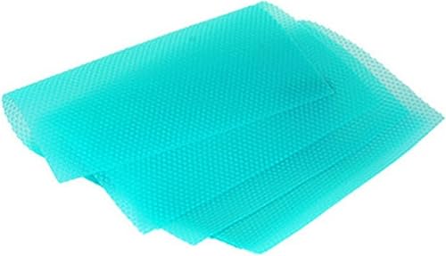 Lot de 4 tapis de réfrigérateur lavables, imperméables, découpables, isolés thermiquement (rose transparent) - Nail Gallerys