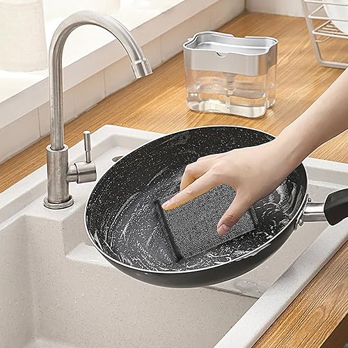 6 Pièces Éponge en Acier Inoxydable, Éponges À Récurer De Cuisine, Épurateur De Vaisselle en Fil Métallique, Tampons À Récurer Anti-Rayures, Éponges De Cuisine Réutilisables Et Outils - Nail Gallerys