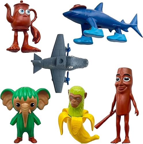 Generico Tung Tung Tung Sahur Figuren, Tralala Figures, Italian Brainrot Figures, Desk Decorations Gifts for Colleagues and Friends (6PCS、8PCS、11PCS) - Nail Gallerys