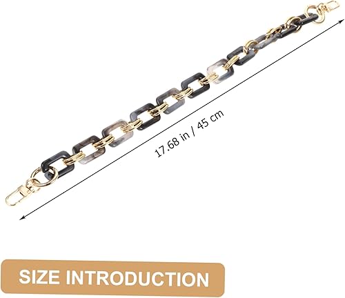 Gadpiparty Lot De 2 Sangles De Rechange Pour Sac À Main Accessoires Pour Sac À Main Chaîne Pour Sac À Main Bandoulière Sangle En Acrylique Gris - Nail Gallerys