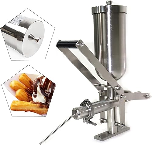 Machine de remplissage manuelle CT03 5L, machine de remplissage de churros de beignets à commande manuelle commerciale, machine de remplissage de crème de gelée en acier inoxydable pour le commerce - Nail Gallerys