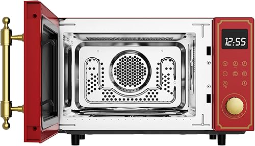 Kaiser Empire M 2530 RotEm Four à micro-ondes rétro 25 l avec grill à air chaud 25 fonctions - Nail Gallerys