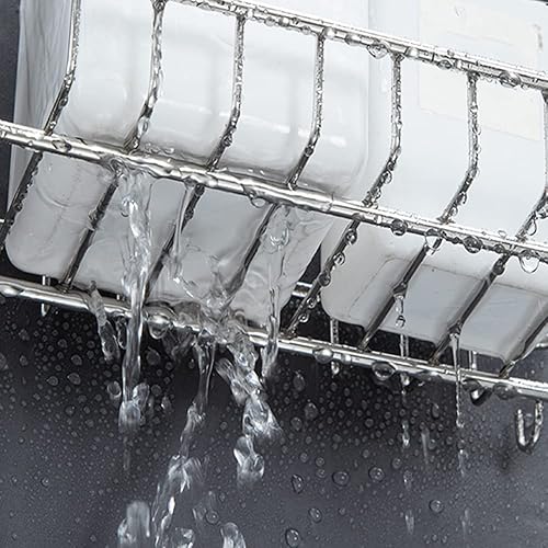 SHBaizoy Lot de 2 Etagère Douche,Panier de Douche Étagère de Salle de Bain sans Perçage,Étagères de Salle de Bain,pour Salle de Bain/Cuisine (Acier Inoxydable) - Nail Gallerys