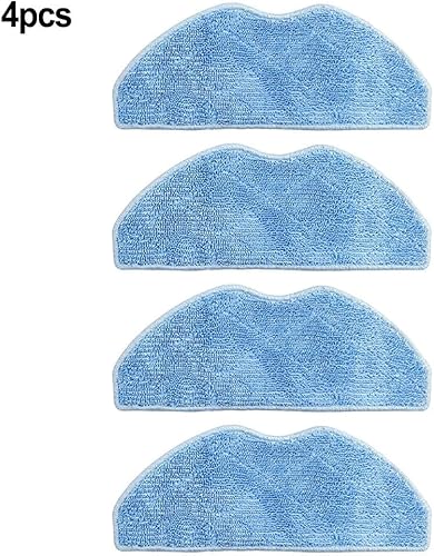 Yuanpgky Lot de 4 serpillères de rechange, lavables, compatibles avec robot aspirateur X-Plorer Serie 75 S+, accessoires de nettoyage absorbants - Nail Gallerys