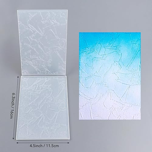 Briartw Classeur de gaufrage 3D graffiti - 16 x 11,5 cm - Outil de fabrication de cartes en plastique transparent pour scrapbooking, loisirs créatifs, albums photo - Modèle de tampon texturé pour - Nail Gallerys