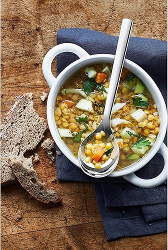 WMF 1291596040 Set de 6 Cuillères à consommé, Acier Inoxydable, Argent, , 17 cm - Nail Gallerys