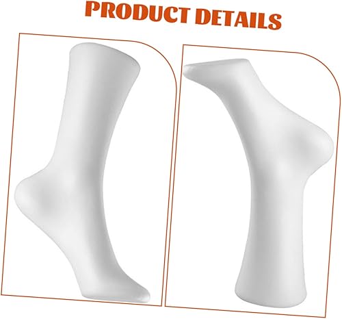 4 Pièces Chaussettes pour Accessoires De Modèle De Jambe Présentoir De Vêtements Vêtements Mannequin Bracelets en Plastique Chaussures Mannequin Chaussette Pied Mannequin - Nail Gallerys