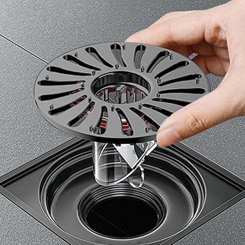 Siphon de sol de douche, siphon de sol de salle de bain – Clapet anti-retour | Facile à installer, anti-odeur, anti-obstruction en acier inoxydable pour buanderie et cave - Nail Gallerys