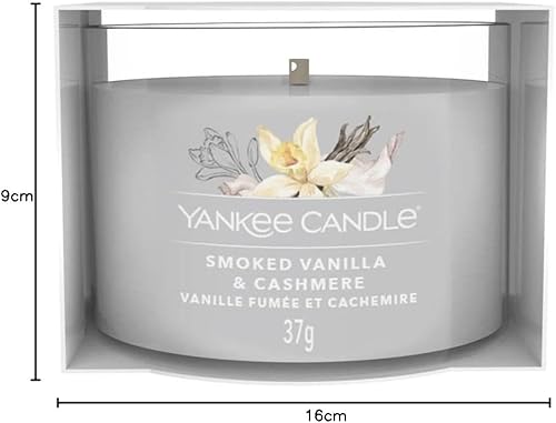 Yankee Candle Bougie votive garnie de vanille fumée et de cachemire - Nail Gallerys