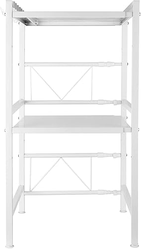 HUOLE Porte-épices-Support Extensible en Métal Four à Micro-Étagère pour Micro-Ondes à 2 Couches - Extensible - pour épices, conserves, Bouteilles, jusqu'à 25 kg - Nail Gallerys