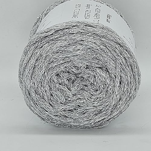 Fil en pelote viscose et lurex 50 gr coloru divers, fil pour crochet pailleté (Violet) - Nail Gallerys
