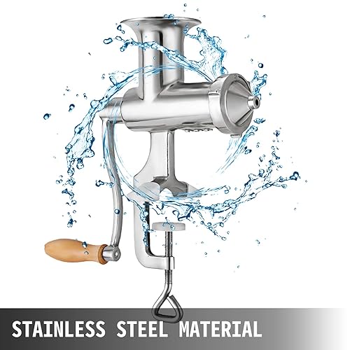 Happybuy Extracteur De Jus Manuel 32x20x12cm, Pressoir à Jus Manuel en acier inoxydable 304, Presse-agrumes manuel d'herbe de blé pour extraire l'herbe de blé/les légumes/les Fruits - Nail Gallerys