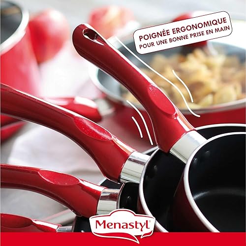 MENASTYL - Casserole en aluminium 20cm - 6020573 - compatible tous feux dont induction - Nail Gallerys