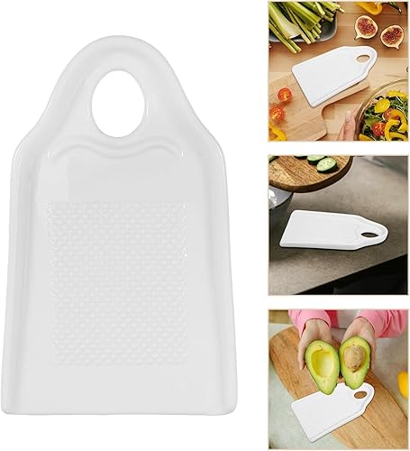 LATRAT Râpe en céramique, assiette en porcelaine, râpe à gingembre, ail, légumes, pour gingembre, ail, oignon (style 3) - Nail Gallerys