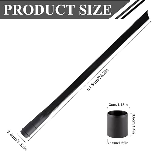 FYSL Suceur Plat Flexible Buse Plate de 62 cm Suceur Plat Aspirateur Universel Accessoire pour Tous les Aspirateurs avec Raccord de 35/32 mm pour Nettoyer Sous les Meubles Sièges de Voiture - Nail Gallerys