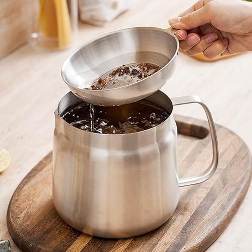 Filtre à huile en acier inoxydable 304 pour cuisine, grande capacité et friteuse multifonctionnelle, mini friteuse avec filtre à huile (2,0 L) - Nail Gallerys