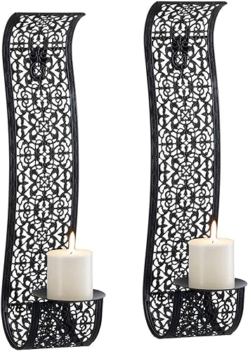 Oikabio Support mural pour bougies piliers pour décoration de chambre - Nail Gallerys