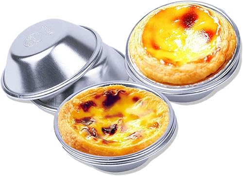 Lot de 10 petits moules à tarte, moules à tarte, œufs, tartelettes, moules adaptés pour la pâtisserie - Nail Gallerys