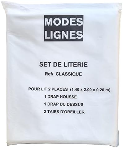 Modes Lignes - Lot de 25 Sets de Draps Jetables résistants 2 Personnes en 140 - Nail Gallerys