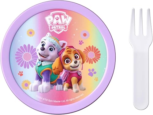 Mepal - Fruitbox Campus - Boîte à gouter pour enfants - Lavable au lave-vaisselle et convient au micro-ondes - Sans BPA - 300 ml - Paw Patrol Pups - Nail Gallerys