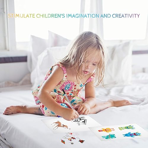 MengH-SHOP Feuilles RéTractable Plastique Film RéTractable avec Plastique Thermo-Rétractable, Porte-clés, Crayons de Couleur, Outil de Poinçonnage pour Artisanat Créatif 53pcs - Nail Gallerys