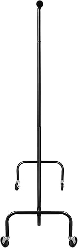 HUOLE Portant Penderie à Vêtement Métal Chromé Plus Long Haut Large Réglable Pliable avec Roulettes Mobile Charge 90kg-110-150 * 45 * 160 cm-blanc - Nail Gallerys