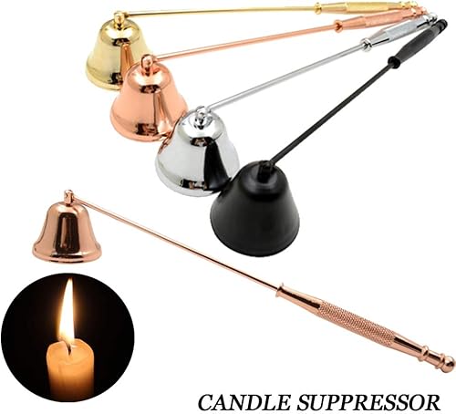 Fashion1 pc Bougie Éteignoir Accessoires Vintage Décoration Bougie Couverture Outil en Acier Inoxydable sans Fumée Main Kit Bougie Éteindre en Toute Sécurité - Nail Gallerys