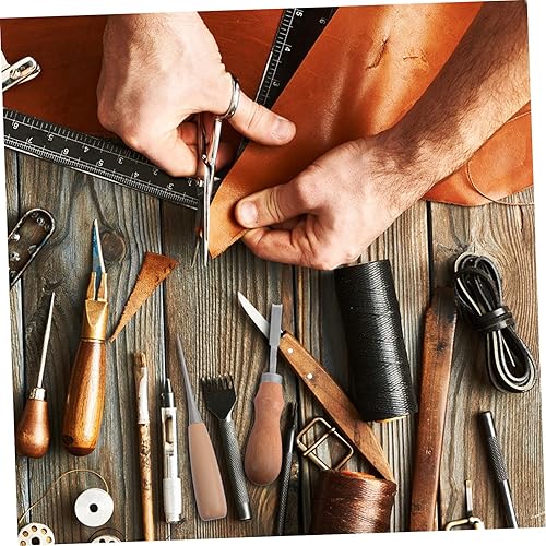 SEWOART Kit Complet Doutils De Maroquinerie 18 Pièces Outils De Couture Pour Cuir Toile Tissu Poinçon Pour Projets - Nail Gallerys