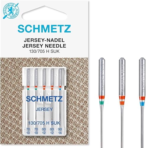 SCHMETZ Lot de 10 aiguilles pour machine à coudre Stretch & Jersey 130/705 - Nail Gallerys