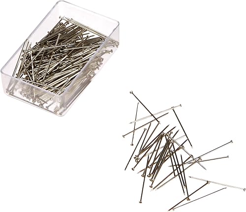 Korbond - Épingles de couturières Professionnelles (25 g), Argent - Nail Gallerys
