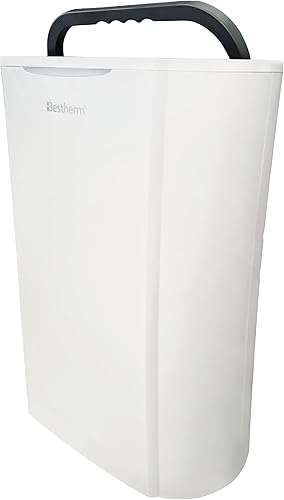 BESTHERM - Déshumidificateur d'air BESTHERM - Illa 12L/jour, réservoir amovible, filtre à charbon actif, ioniseur intégré - Nail Gallerys