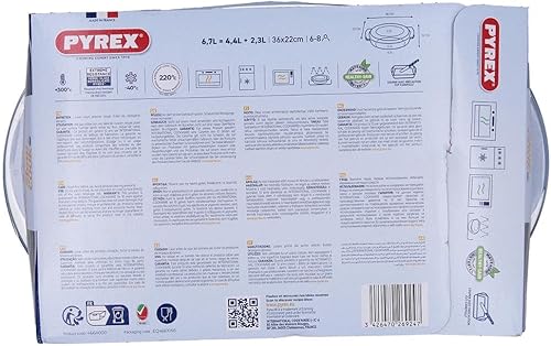 Pyrex Classic Moule 38 x 22 x 11 cm Transparent - Nail Gallerys