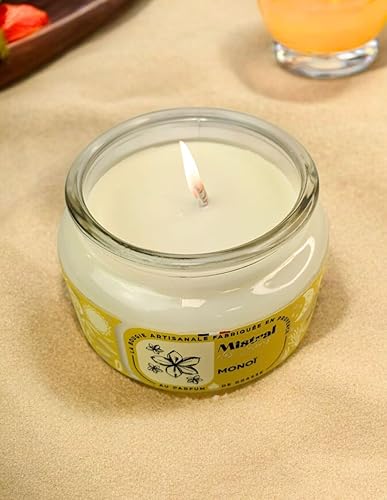 Mistral des Sens Bougie Parfumée Artisanale Monoï 70 Heures 300ml - Nail Gallerys