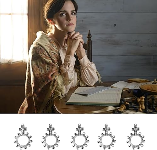 HIOPOIUYT 30pcs Doigt Les Anneaux Rosaire des Rosiers Poche pour Les Douches Bébé Dévotionnelles Individuelles Outil Faveur Religieuse - Nail Gallerys