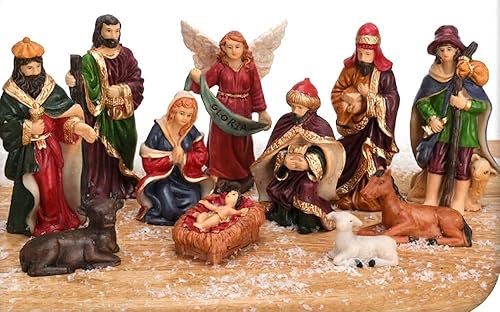 zeitzone Lot de 11 Figurines de Berceau de Noël - Nail Gallerys