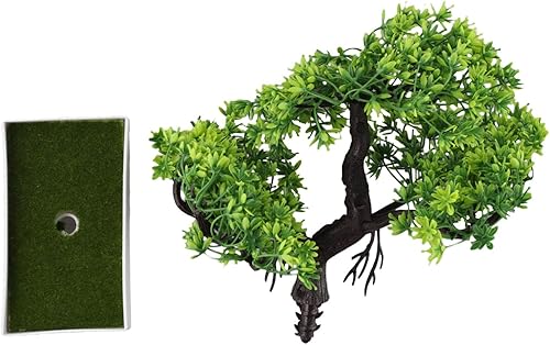 Bonsaï miniature pour décoration de maison et de mariage - Design réaliste - Ajoute une touche naturelle aux espaces - Vert - Nail Gallerys