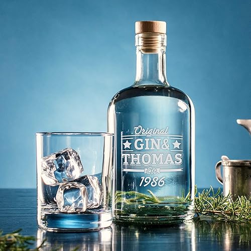 AMAVEL Verre avec Gravure Personnalisée Nom et Date, Verre pour Longdrinks et Cocktails, 500 ML - Nail Gallerys