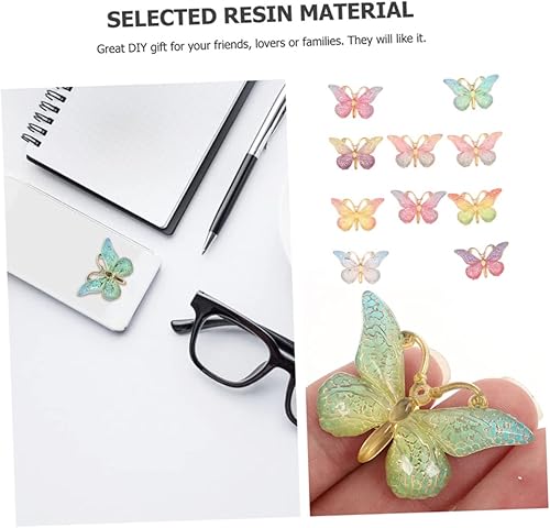 minkissy 10 Pièces Matériaux Faits à La Main Bijoux Émail Charme Ornement Artisanat Bijoux Embellissements Pour L'artisanat Coque De Téléphone Résine - Nail Gallerys