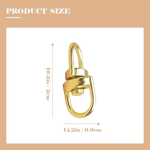 Gadpiparty 100Pièces Boucles Pivotantes Pour DIY Clips De Ressort Heavy Duty Pour Projets Artisanaux Et Accessoires De Couture - Nail Gallerys