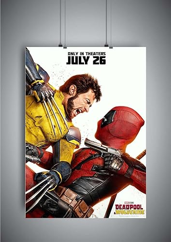 Poster affiche DEADPOOL & WOLVERINE Official Classic Movie Original Film - Nail Gallerys