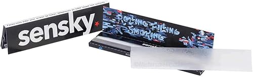 Feuilles à rouler slim SENSKY - Papier a rouler long - 50 carnets de 32 feuilles à rouler slim - Nail Gallerys