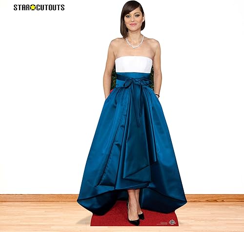 STAR CUTOUTS- Silhouette en Carton Grandeur Nature avec découpe de Bureau Marion Cotillard 170 cm de Haut, Uni, CS766, Multicolore - Nail Gallerys