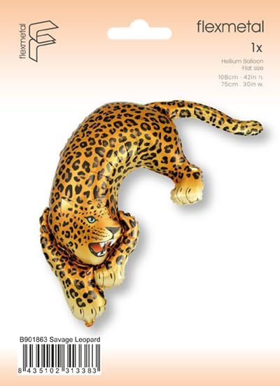 Ballonim® Leopard Ballon Gonflable env. 80 cm Décoration de fête d'anniversaire - Nail Gallerys