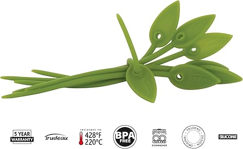 Trudeau Set de 8 Pinces Réutilisables Alimentaire D'étanchéité. Clips Pour Sceller les Sacs Alimentaires, en Silicone (8 Unités) - Nail Gallerys